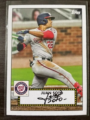 2019 Topps Heritage Juan Soto New Age Performers Insert #NAP-15 - Image 1 of 2