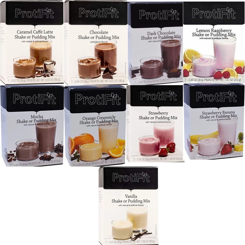 Proti Fit Weight Loss Pudding Shake Meal Replacement (9 Flavors to Choose From)