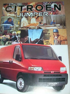 BROCHURE CITROEN JUMPER MODELE FRANCAIS  1994 - Picture 1 of 1
