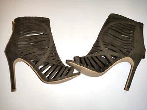 Ladies Primark Suede Effect Stiletto High Heels UK Size 5 Used - Picture 1 of 11