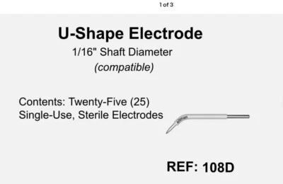 Electrodo en forma de U Ellman 108D Foto 1 de 3