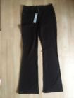 Ladies M And S Per Una Bootleg Trousers Chocolate Brown Size 8