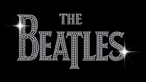 IRON ON - THE BEATLES Rhinestone Diamonte Transfer Hotfix Sparkle Music Clear - Picture 1 of 2