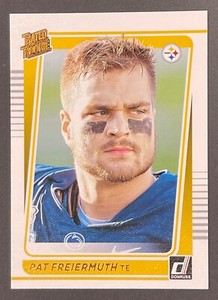 Pat Freiermuth - Rated Rookie Portrait - 2021 Panini Donruss - #281 RC - Steeler