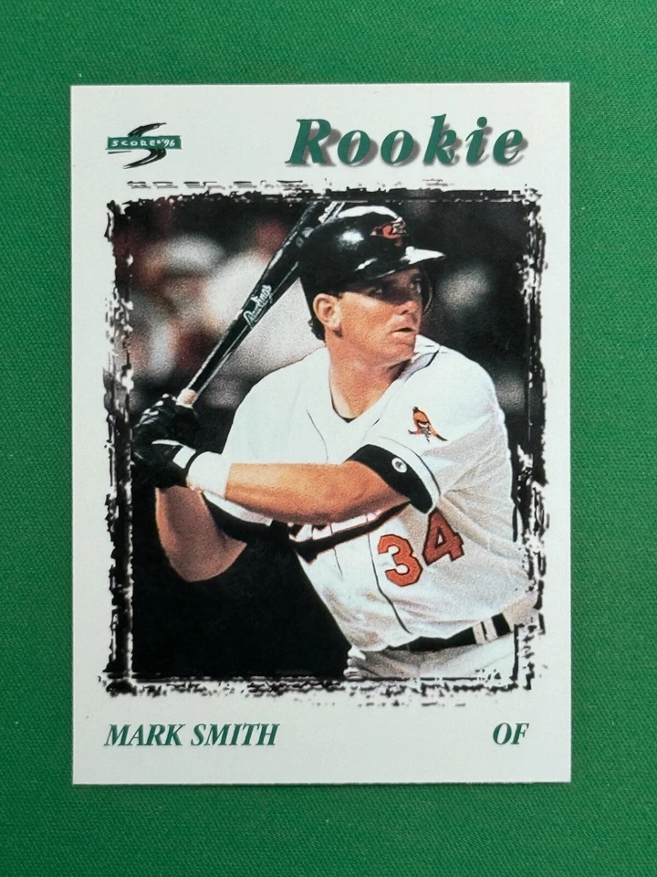 1996 Score Series 1 Baseball #236 Mark Smith RC Rookies - Image 1 of 2