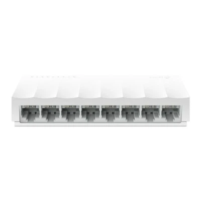 TP-LINK (LS1008) 8-Port 10/100 Unmanaged LiteWave Desktop Switch Plastic Case - Image 1 of 2