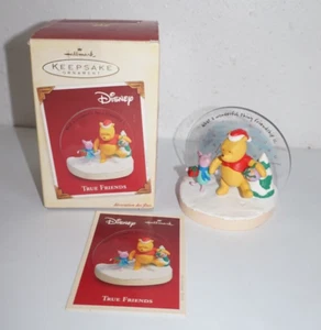 2005 Hallmark Disney Winnie The Pooh Piglet True Friends Christmas Ornament Box - Picture 1 of 8