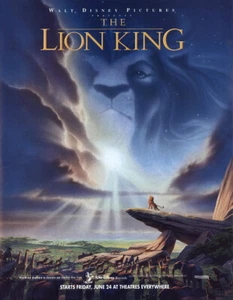 1994 Lion King Promo: Walt Disney Vintage Print Ad - Picture 1 of 1