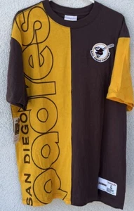 NWT San Diego Padres MLB Mitchell & Ness MLB Play By Play 2.0 T-Shirt L MSRP $50 - Picture 1 of 9