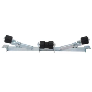 Bracket with Keel Rollers, Boat Trailer Bottom Steel Support, Capacity 2204 Lbs - Picture 1 of 8