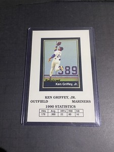 1991 Ballstreet Ken Griffey Jr Jumbo Uncut Card #50 - Seattle Mariners (2)