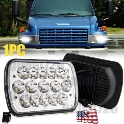 Faro LED de 7x6 pulgadas apto para Chevy C6500 Kodiak C7500 para GMC Topkick 1997-2009 Foto 1 de 4
