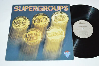 SUPERGROUPS Quality Records LP 1986 Canada Kinks Styx Toto Men At Work Journey+ - Image 1 of 4