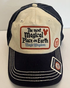 VGC Disney Parks Magic Kingdom Blue Baseball Cap Snapback Retro by Junk Food - Bild 1 von 8