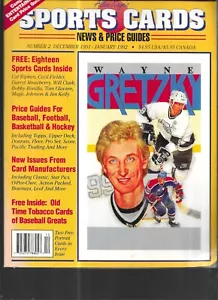 CUBIERTA GRETZKY DE TARJETAS DEPORTIVAS ALLAN KAYE NOTICIAS Y GUÍAS DE PRECIOS DICIEMBRE DEL 91-ENERO DEL 92 - Imagen 1 de 5