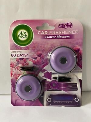 Ambientador de coche Air Wick flor flor - paquete de un - 2 clips de ventilación NUEVO Foto 1 de 2