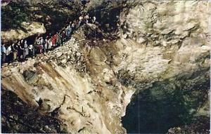 Cartolina The Bottomless Pit Carlsbad Caverns Parco Nazionale New Mexico non spedita - Foto 1 di 2