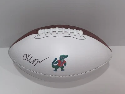 O'CYRUS TORRENCE SIGNED FOOTBALL FLORIDA GATORS NFL STAR PROOF JSA COA - Image 1 of 2