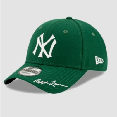 Polo Ralph Lauren NY Yankees Green White New Era Limited Ed Baseball Hat Cap NWT - Image 1 of 4