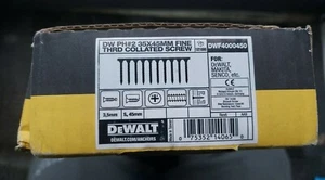 Tornillos intercalados de rosca fina Dewalt 3,5 x 45 mm negros - Caja de 1000 - Imagen 1 de 2