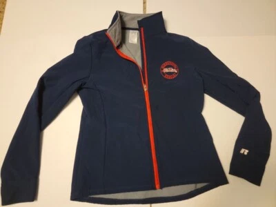 University of Mississippi Russell Athletic Zip Jacket Women's L ole Miss REBELS - Image 1 of 4