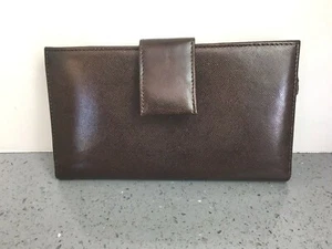 Italian Calfskin Leather Classic Bifold Wallet Brown by Mundi New P167 - Picture 1 of 8