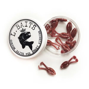 Esca pesce roccia LBAITS L.BAITS RANA 1,5" morbida fatta a mano profumo salata #104 - Foto 1 di 2