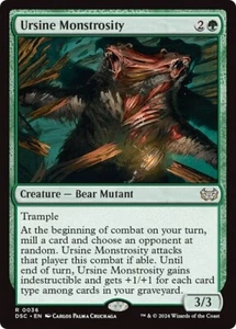 URSINE MONSTROSITY mtg NM-M Commander Duskmourn 1 Rare - Picture 1 of 1