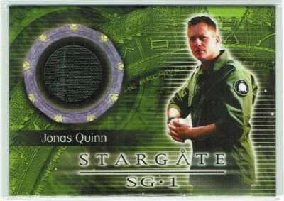 Stargate SG-1 Season 7 Costume Relic Card C25 Corin Nemec as Jonas Quinn VARIANT - Image 1 of 2