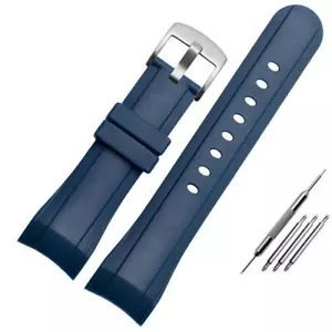 Cinturino orologio arco estremità curva 24 mm per cinturino di ricambio gomma silicone REEF TIGER - Foto 1 di 17