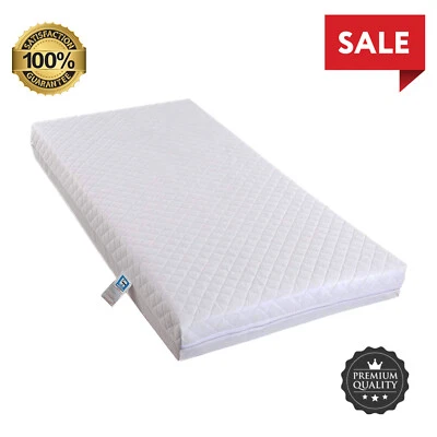 WATERPROOF BABY TODDLER COT BED MATTRESS PROTECTOR QUILTED ZIPPED COVER ONLY - Image 1 of 4