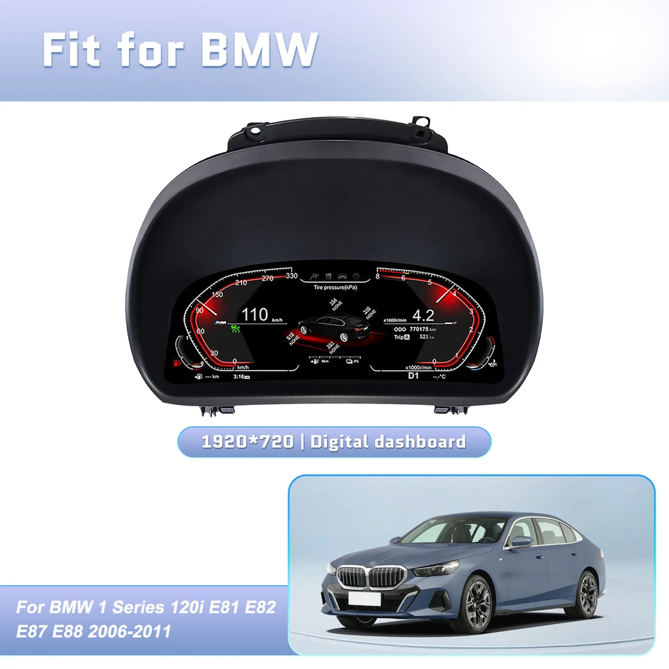 Digital Instrument Cluster Speedometer For BMW 1 Series 120i E82 E87 2006-2011 - Изображение 1 из 4