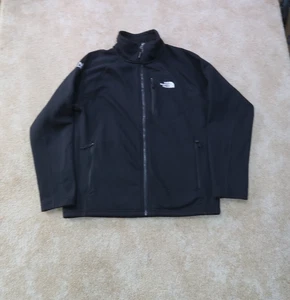 The North Face Full zip Sweatshirt Fleece Men's Large Black - Picture 1 of 9