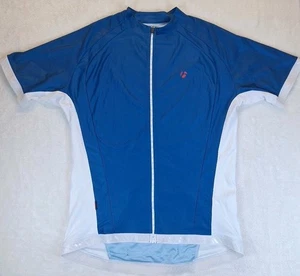 Bontrager Mens XXL Full Zip Short Sleeve RXL Cycling Jersey Blue Model 9517 - Picture 1 of 14
