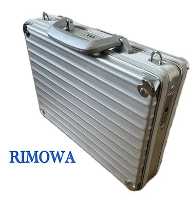 RIMOWA TOPAS Attache Case spalla a 2 vie in alluminio argento - Immagine 1 di 4