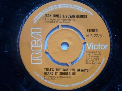 Jack Jones That's The Way I've Always Heard It Should Be 7" RCA RCA2276 EX 19... - Image 1 of 4