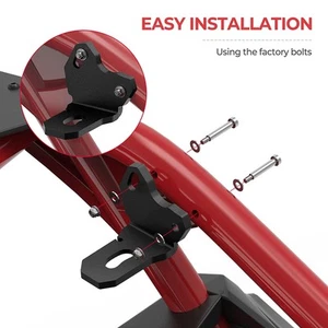 *´ 2Pcs Rear Pillar Mount Iron Adjustable Whip Light Flag Antenna Mount Bracket - Picture 1 of 12