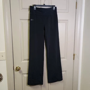 Under Armour Leggings Donna Gamba Svasata Taglia Large Calore Gear Compressione Nero - Foto 1 di 4