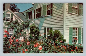 Edgartown, Martha's Vineyard Mrs Emily Post Home, Massachusetts Vintage Postcard - Picture 1 of 2