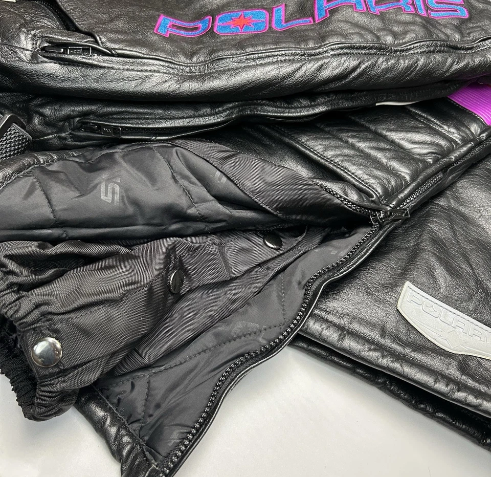 Baberos de cuero Polaris de colección para mujer talla grande Hein Gericke negros al aire libre nuevos sin etiquetas Foto 1 de 4