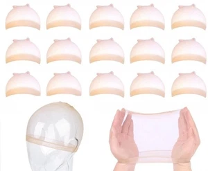 Paquete de 24 gorras de peluca HD gorras de peluca de nailon elásticas para peluca frontal de encaje - Imagen 1 de 7