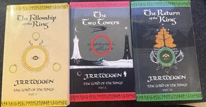 The Lord of The Rings Trilogy Paperback Books by J.R.R. Tolkien Harper Collins - Picture 1 of 19