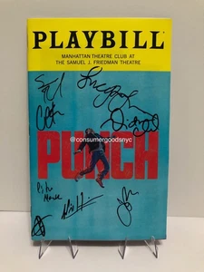 Punch Full Cast signierter Spielzettel - Victoria Clark Will Harrison Lucy Taylor + - Bild 1 von 5