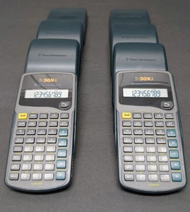 (Lot of 8) Texas Instruments TI-30XA Calculators with Covers TESTED & WORKING - Picture 1 of 4