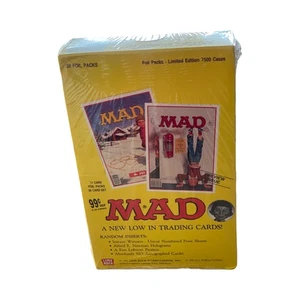 Mad A New Low In Trading Cards 36 Foil Packs Sealed Box 1992 Lime Rock - Picture 1 of 4
