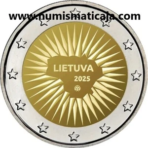 Litwa - Monety okolicznościowe 2 EURO 2025 " Litewska Obrona Państwa " UNC - Zdjęcie 1 z 7