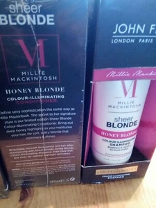 John Frieda Sheer Blonde Honey /B Shampoo +Conditioner 250ml ( Milly Mackintosh) - Picture 1 of 4
