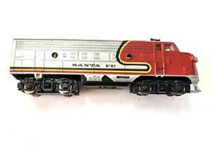 Playart HO Scale Diesel Engine Santa Fe - Works! - Picture 1 of 5