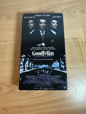 Vtg 1991 GoodFellas VHS Movie With Robert De Niro Joe Pesci & Lorraine Bracco Foto 1 de 4