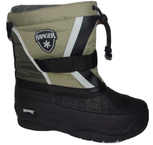 Nuevas Botas Ranger Bronceadas y Negras Nieve Mágicas Invierno Niño Grande 6 M, Para Mujer 8 M - Imagen 1 de 3